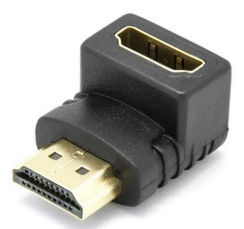 Convertidor HDMI hembra a macho en L
