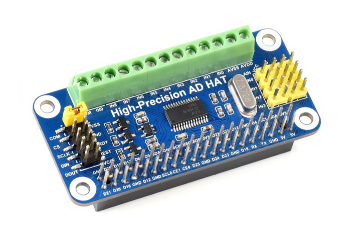 AD HAT de alta precisión para Raspberry Pi