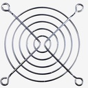 Rejilla para ventilador 80x80mm