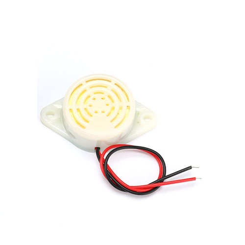 Buzzer activo 3V a 24V diámetro 29mm con orificios para montaje