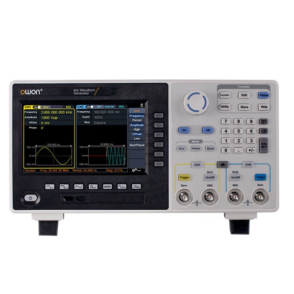 Generador de formas de onda OWON XDG2035, 35MHz, 2 canales + FC, 14 bits