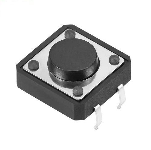 Pulsador 4 pines 12x12mm pin 1.6mm