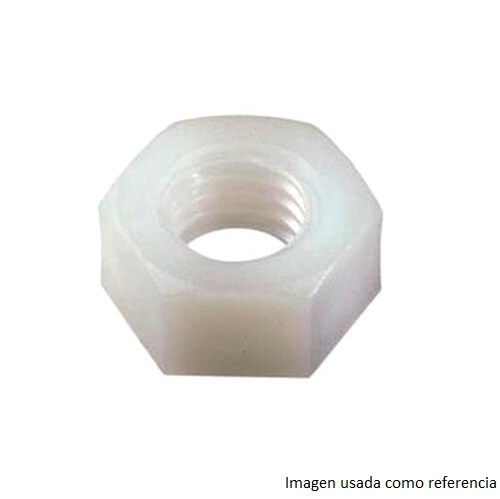 Tuerca plástica M3 Blanca (unidad)