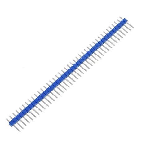 [HD40P-M-AZ] Header macho 1x40P Azul -2.54mm