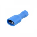 Terminal aislada hembra FASTON 15A Azul 16-14AWG