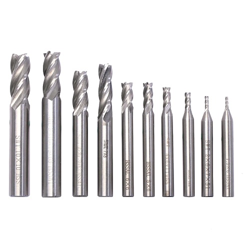 Kit de 10 brocas para CNC