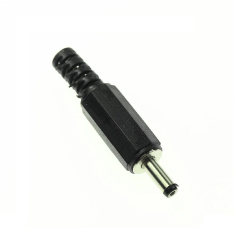 Plug DC Plastico 1.3x3.5x9mm
