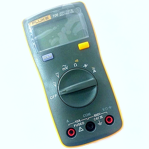 Multímetro Fluke-106, 600VAC/DC,10A AC/DC