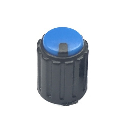 Perilla azul con cuerpo negro