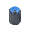 Perilla azul con cuerpo negro