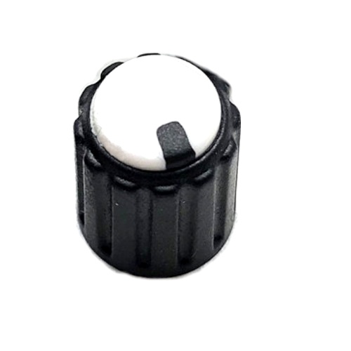 Perilla blanca con cuerpo negro