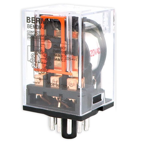 [BEM3P-I-DC24V] Relé de 11 pines MK3P-I 24V