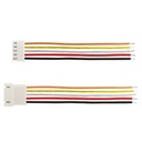 Conector aéreo 5 líneas macho y hembra de 20cm cada cable 
