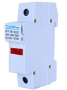 Porta fusible para riel DIN con indicador fusible 38x10mm