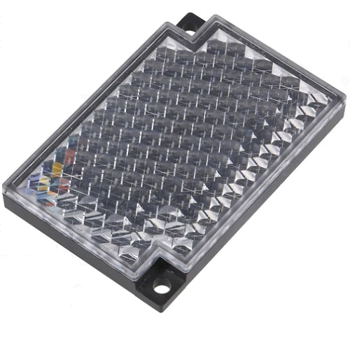 [E39-R1] Placa reflectora para interruptor fotoeléctrico. 59x40mm