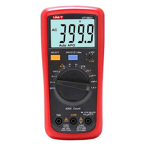 Multímetro digital auto rango UT136C+ UNIT