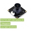 Cámara USB OV2710 de 2MP (A). Sensibilidad con poca luz