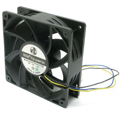 Ventilador 12V de balinera 120x120x38mm 5200RPM