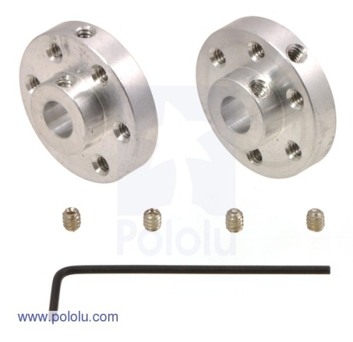 Buje de Aluminio para eje de 6mm pares