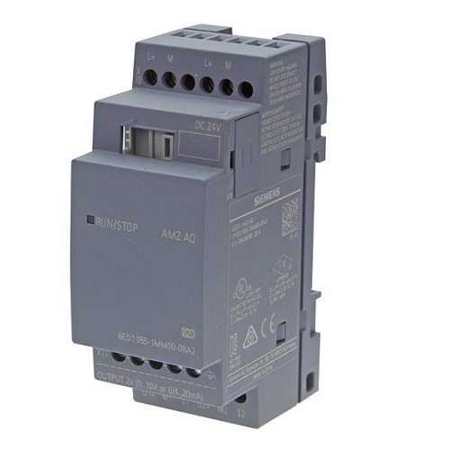 [6ED1055-1MM00-0BA2] Módulo Ampliación Salida Análoga para  LOGO AM2 AQ SIEMENS