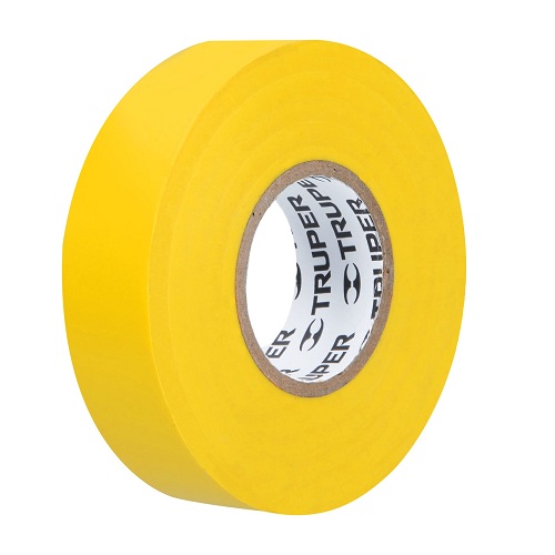 [M-33A] Cinta aislante de 18 m x 19 mm, amarilla-TRUPER