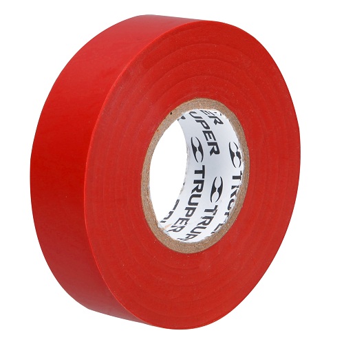 [M-33R] Cinta aislante de 18 m x 19 mm, roja-TRUPER