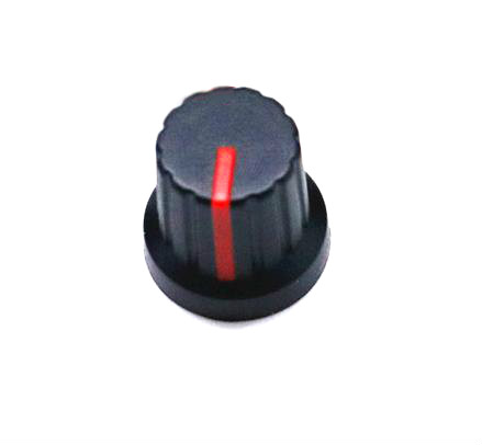 Perilla plástica 6mm Roja