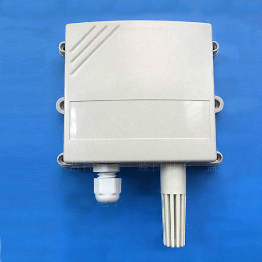 Caja plástica impermeable para sensores de humedad y temperatura