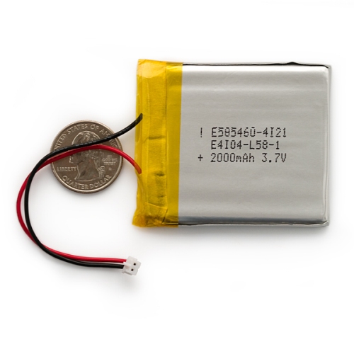 Batería litio polímero 2000 mAh 3.7V BATLIPO20001S