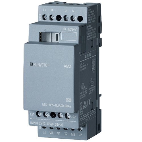 [6ED1055-1MA00-0BA2] LOGO! AM2 AI Módulo ampliación 2 entradas análogas 10V 20mA
