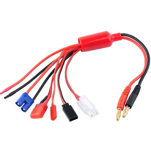 [CABLE-MULTILIPO-6X1] Cable multibatería li-po de 6 conectores