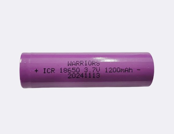[TR18650-3.7-1.2A] Batería litio 3.7V 1200 mAh