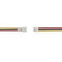 Pareja de conectores JST 2mm macho y hembra de 3 pines 20cm, 26AWG