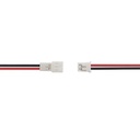 Pareja de conectores JST 2mm macho y hembra de 2 pines 30cm, 26AWG