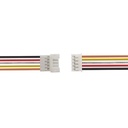 Pareja de conectores JST 2mm macho y hembra de 5 pines 20cm, 26AWG