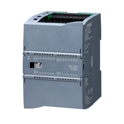 SIMATIC S7-1200, E/S digitales SM 1223, 16 DI/16 DO, 16 DI DC 24V, / 16 DO, relé 2 A