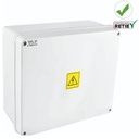 Caja plástica de paso IP65, polipropileno, 230x295x132m. KOWET