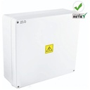 Caja plástica de paso IP65, polipropileno, 316x316x114mm. KOWET