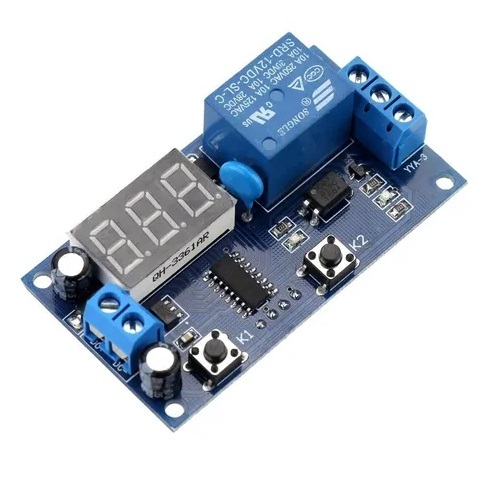 [DELAY-RELE-3] Temporizador programable ajustable 0-999s. Rele 12V