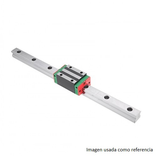 Guía lineal rectangular-2000mm con carro deslizante