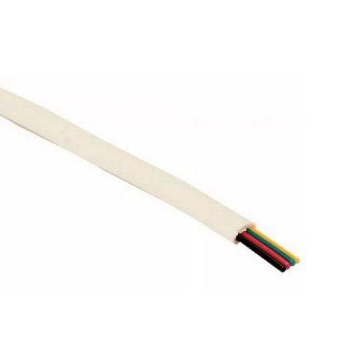[CB-TEL4H] Cable telefónico plano 4 hilos