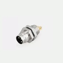 Conector impermeable de alta calidad M8 macho de 3 pines para chasis o panel