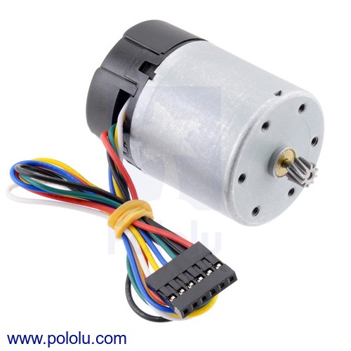 Motor de 12V con codificador 64CPR para motorreductores metálicos de 37D mm. Sin reductor 