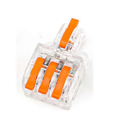 [DF-1-3-CL] Miniconector terminal con palanca DF-13. Claro