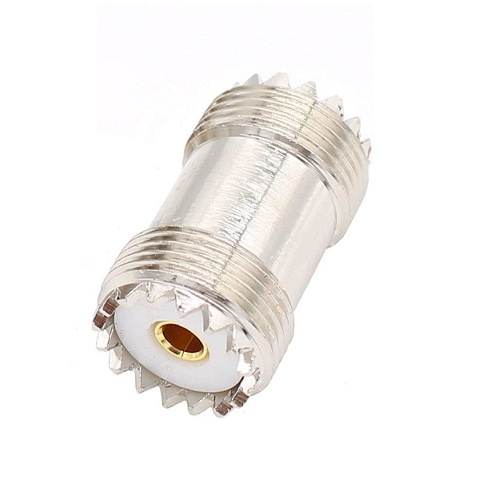 [CONRF-UHF-H-H] Conector RF UHF hembra a hembra. Recto