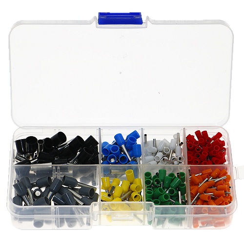 [KIT-TERM-AISL-400] Kit de terminales tubulares aislados para cable. 400 unidades