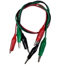 Kit de cables caimán-caimán x3 de 50cm