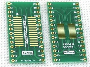 Conversor SMD 28 pines a DIP