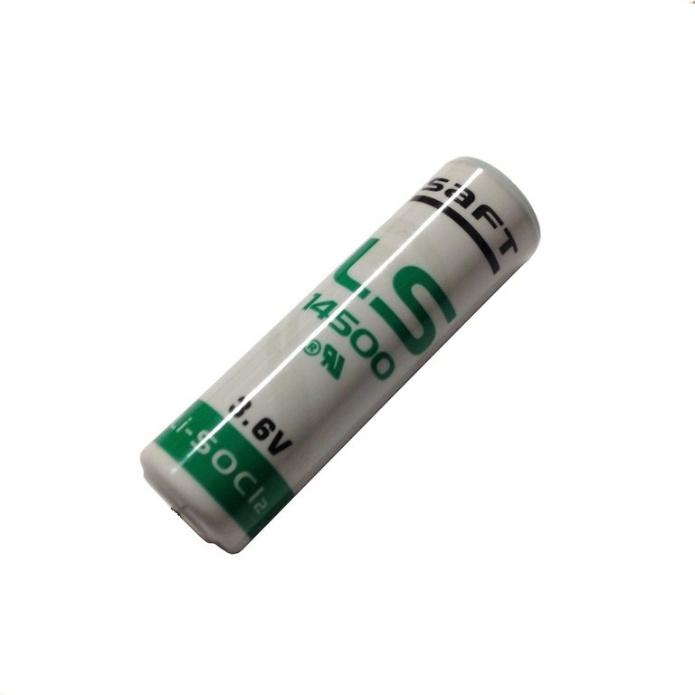 Batería SAFT LS14500 AA de 3.6V, 2600mAh. Sin axial
