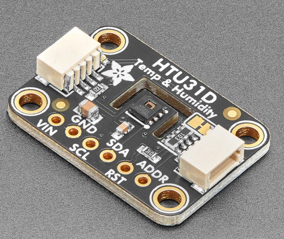 Placa de conexión del sensor de temperatura y humedad Adafruit HTU31 - STEMMA QT / Qwiic